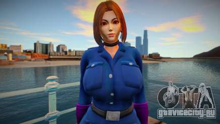KOF Soldier Girl - Blue Brown Hair 3 для GTA San Andreas