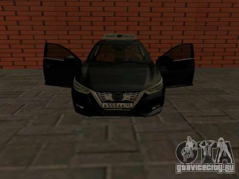 Nissan Sylphy Яндекс Go Такси для GTA San Andreas