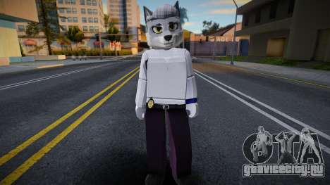 Roblox Detective Wolf (JohnnySilverPaw) для GTA San Andreas