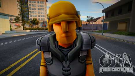 Toon Soldiers (Yellow) для GTA San Andreas