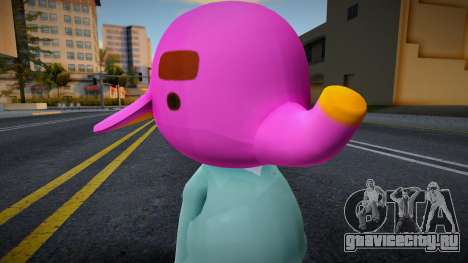 Paol - Animal Crossing Elephant для GTA San Andreas