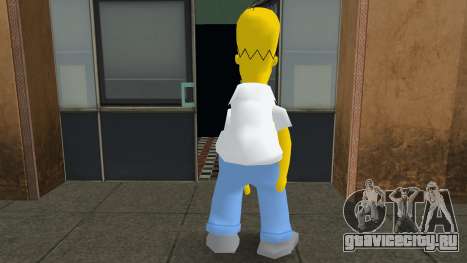 Homer Simpson для GTA Vice City