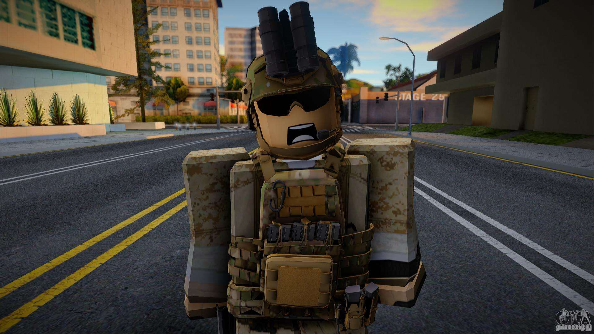 Roblox (LAPD) Skin para GTA San Andreas