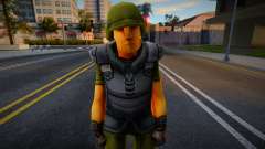 Toon Soldiers (Olive) для GTA San Andreas