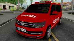 Volkswagen Transporter T6 Pompierii для GTA San Andreas