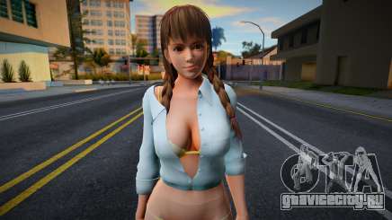 DOAXVV Hitomi Spring School Wear 4 для GTA San Andreas