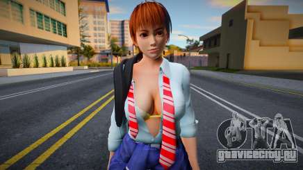 DOAXVV Kasumi Spring School Wear для GTA San Andreas