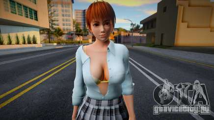 DOAXVV Kasumi Spring School Wear 2 для GTA San Andreas
