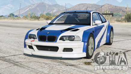 BMW M3 GTR (E46) Most Wanted v2.2b для GTA 5