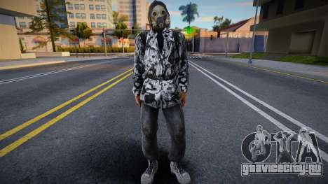 Член группировки X7 в кожаной куртке из S.T.A. для GTA San Andreas