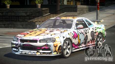 Nissan Skyline R34 ZR S7 для GTA 4