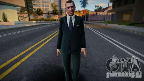 Niko Bellic Suit 1 для GTA San Andreas