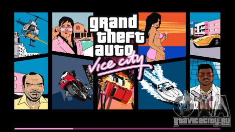 Оригинальный загрузочный экран HD для GTA Vice City