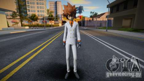 Tsunayoshi Sawada (white suit) from Katekyo Hitm для GTA San Andreas