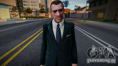 Niko Bellic Suit 1 для GTA San Andreas
