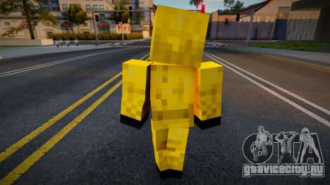 Minecraft Squid Game - Circle Guard 1 для GTA San Andreas