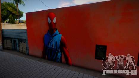 Scarlet SpiderMan Wall для GTA San Andreas