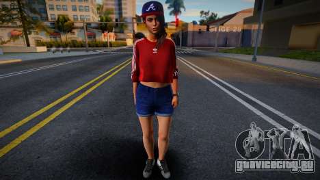 Lara Croft Fashion Casual v5 для GTA San Andreas