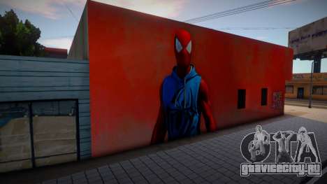 Scarlet SpiderMan Wall для GTA San Andreas