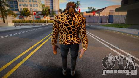 Мужчина в леопардовой куртке для GTA San Andreas