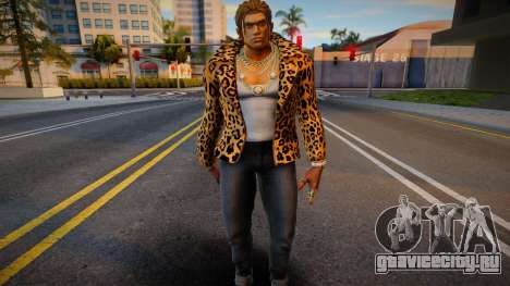 Мужчина в леопардовой куртке для GTA San Andreas