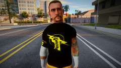CM Punk Nexus shirt для GTA San Andreas