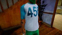 Squid Game Round 6 Player T-shirt для GTA San Andreas
