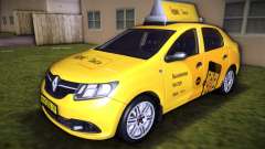 Renault Logan 2015 Яндекс Такси для GTA Vice City