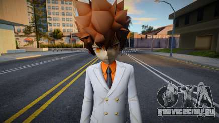Tsunayoshi Sawada (white suit) from Katekyo Hitm для GTA San Andreas
