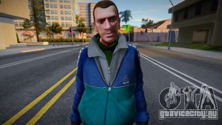 Niko Bellic Custom7 для GTA San Andreas