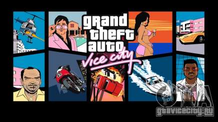Оригинальный загрузочный экран HD для GTA Vice City