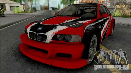 BMW M3 GTR Stacked Deck (NFS Carbon) для GTA San Andreas