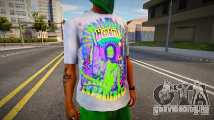 T-Shirt Jimi Hendrix для GTA San Andreas