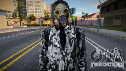 Член группировки X7 в кожаной куртке из S.T.A. для GTA San Andreas