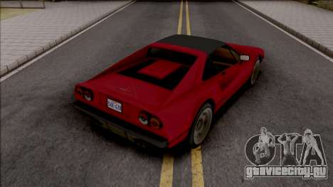 GTA V-style Grotti Turismo Retro [IVF] для GTA San Andreas