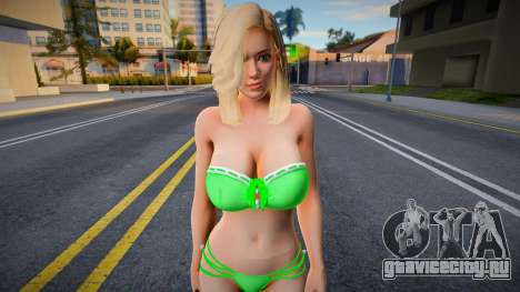 Helena Douglas green bikini для GTA San Andreas