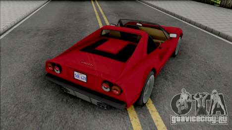 GTA V-style Grotti Turismo Retro для GTA San Andreas