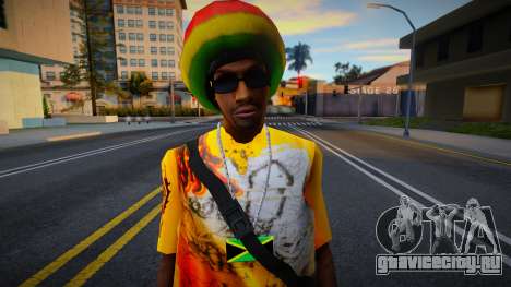 Jamaican guy (With Sports bag) для GTA San Andreas