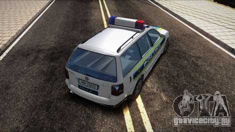 Volkswagen Passat B5 Romanian Police для GTA San Andreas