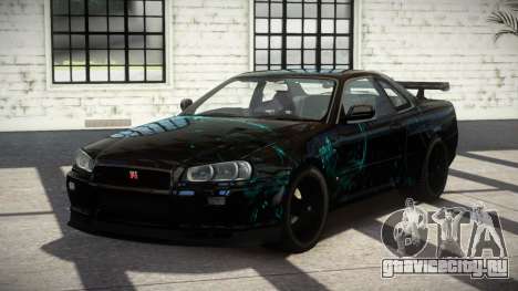 Nissan Skyline R34 Zq S8 для GTA 4