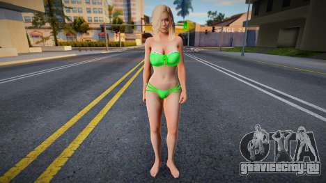 Helena Douglas green bikini для GTA San Andreas