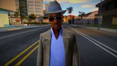 Black mobster in suit 1 для GTA San Andreas