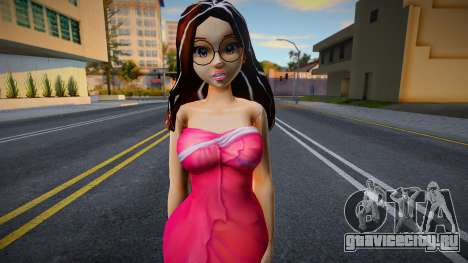 Turma da Monica - Tina in a dress для GTA San Andreas