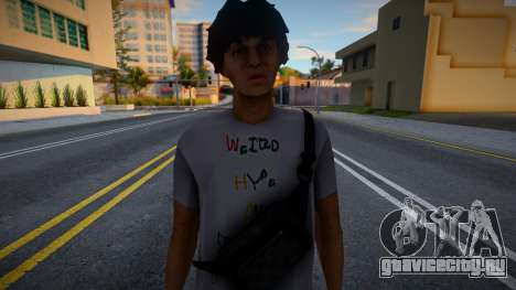 Молодой парень с бананкой для GTA San Andreas