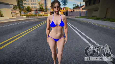Curvy Claire Bikini 1 для GTA San Andreas