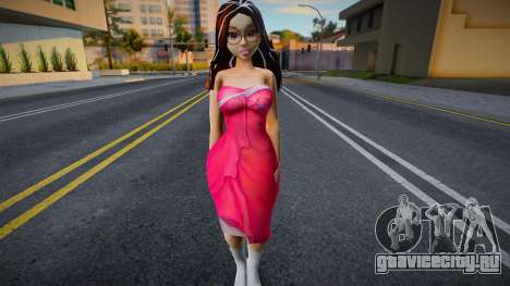 Turma da Monica - Tina in a dress для GTA San Andreas