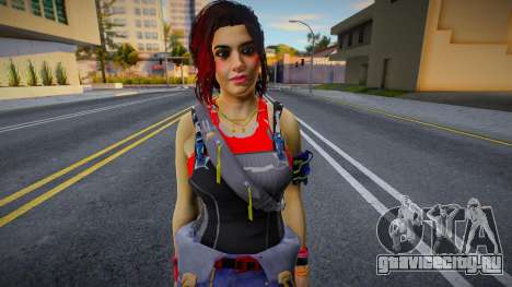 Claire Russell from CP2077 для GTA San Andreas
