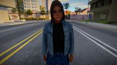 Симпатичная девушка в джинсах для GTA San Andreas