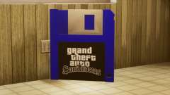 HQ Floppy Save Disk для GTA San Andreas Definitive Edition