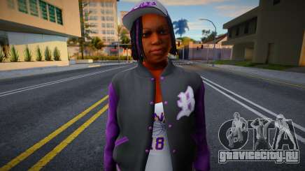 Ballas Girl from GTA V 2 для GTA San Andreas